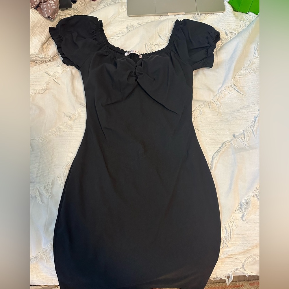 Blue Blush black bodycon dress. Size small.